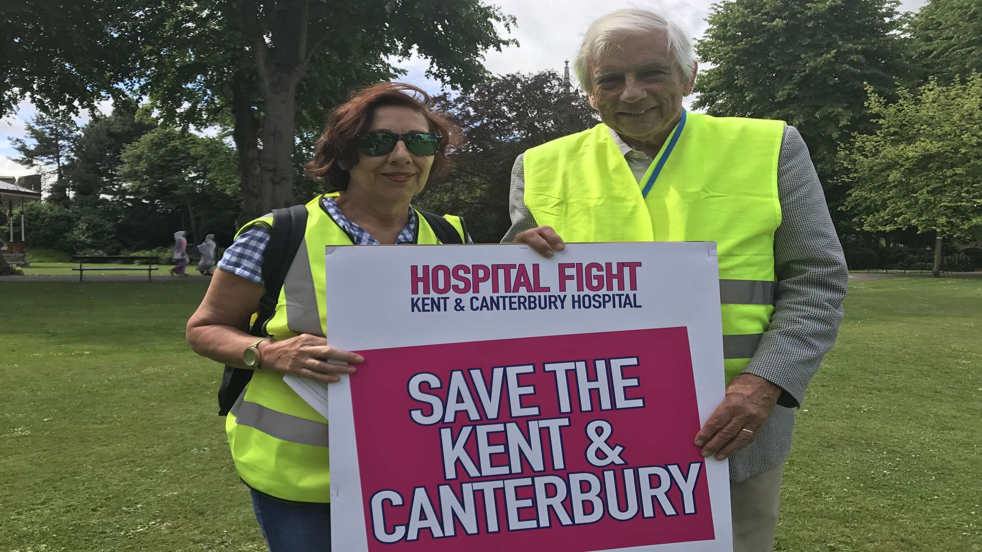 Mental health nurse Coral Lines and Dr Jim Appleyard