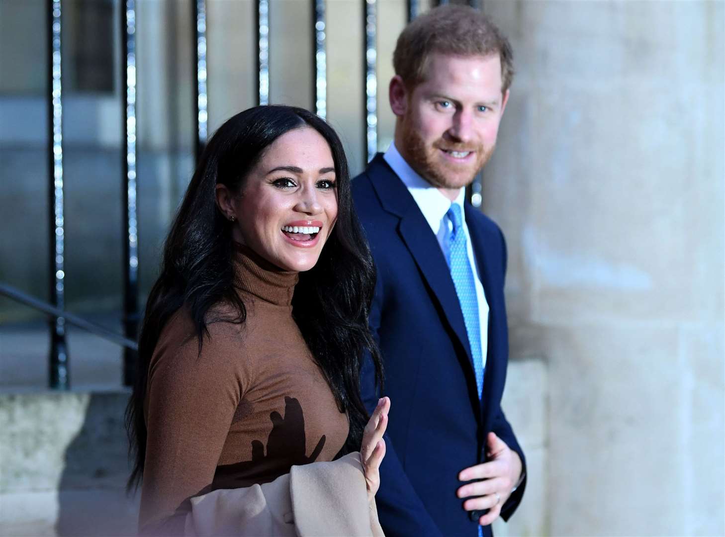 Meghan thanked Harry for his support during the legal process (Daniel Leal-Olivas/PA)