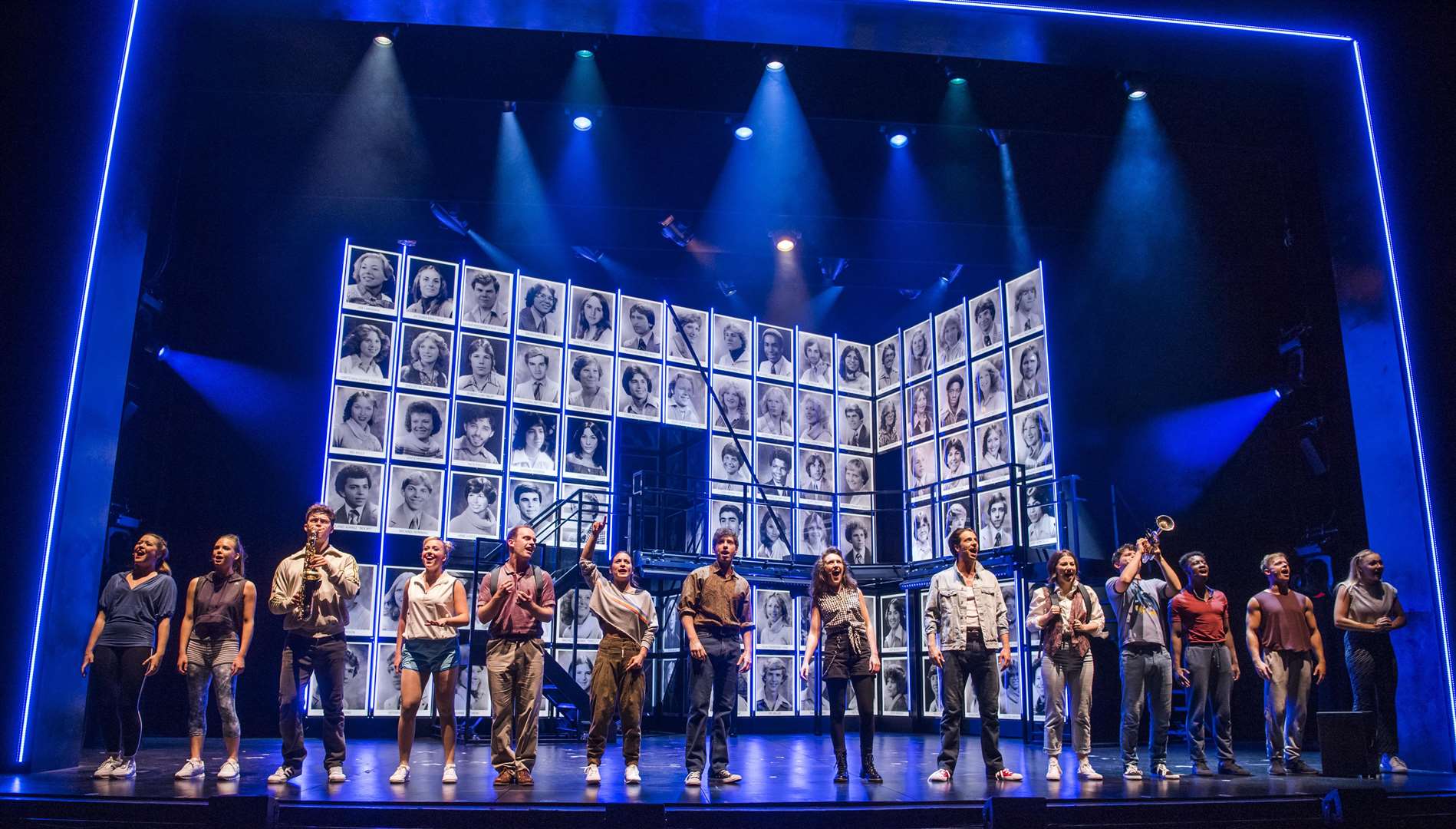 The UK Tour cast of Fame the Musical. Picture: Tristram Kenton (3721687)
