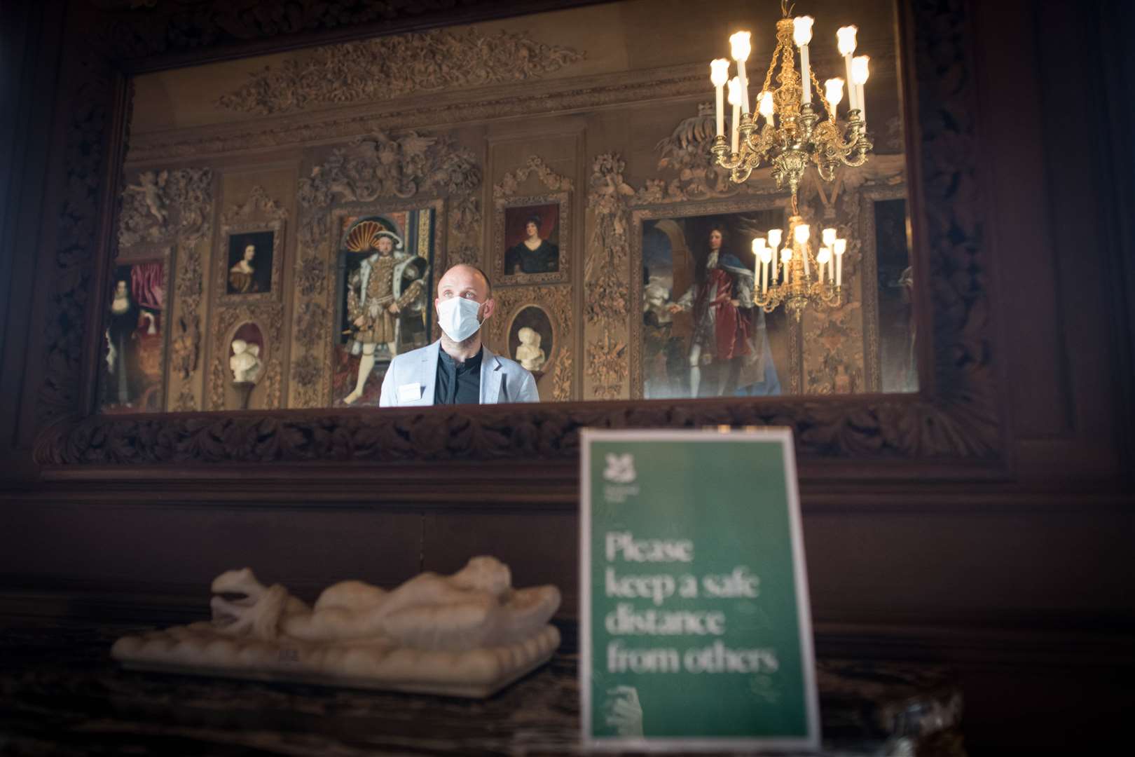 The National Trust will reopen seven of its 200 historic houses this week in a pilot to ensure measures put in place enable people to enjoy the properties safely (Stefan Rousseau/PA)