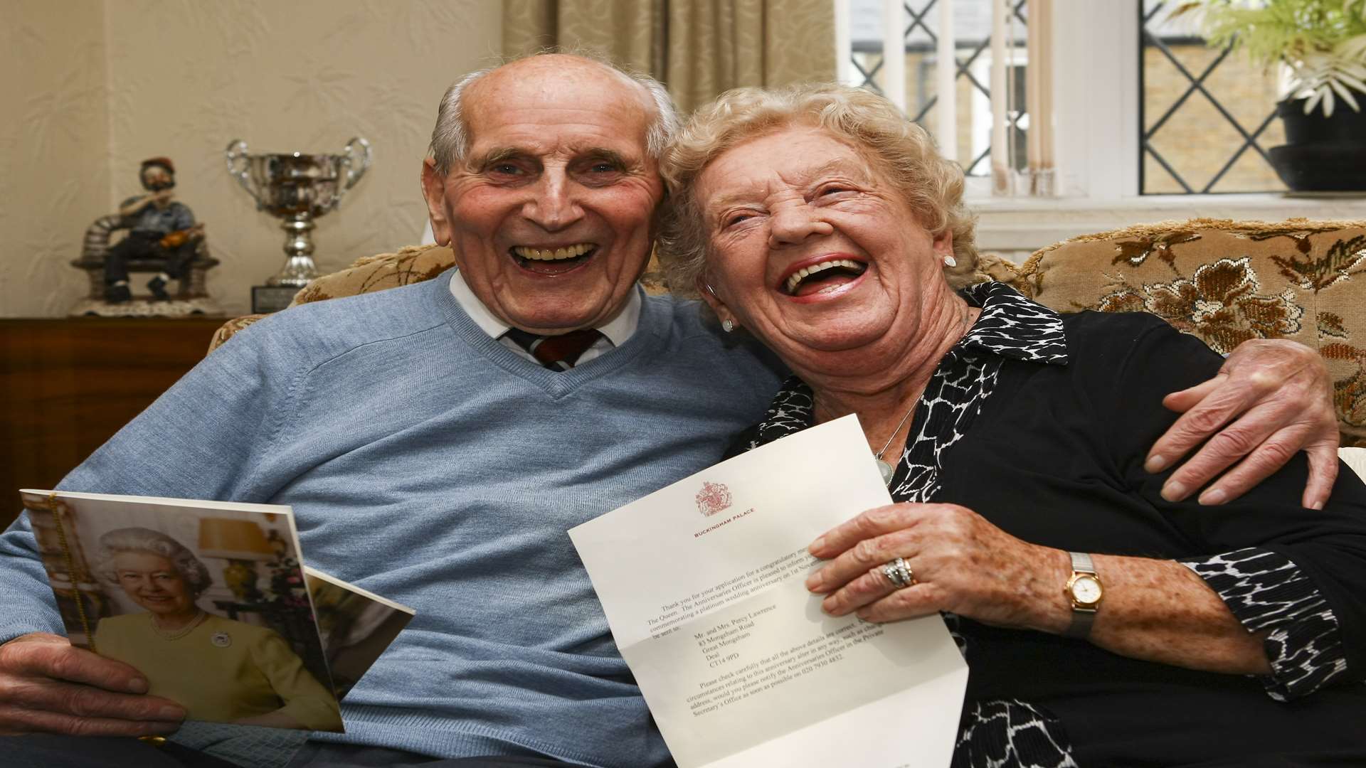 Still laughing together after 70 years!