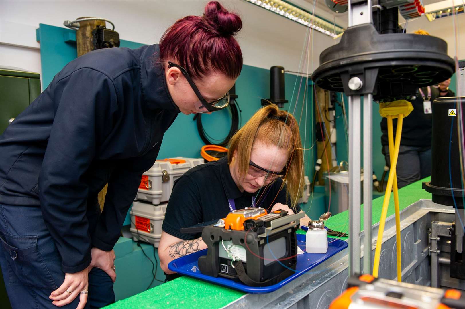 Trainees will receive guidance about what to expect in the workplace as part of the scheme (Ian Jacobs/Openreach/PA Media)