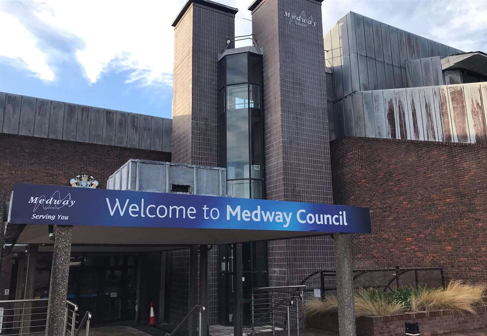 Medway Council’s headquarters at Gun Wharf, in Dock Road, Chatham. Stock photo