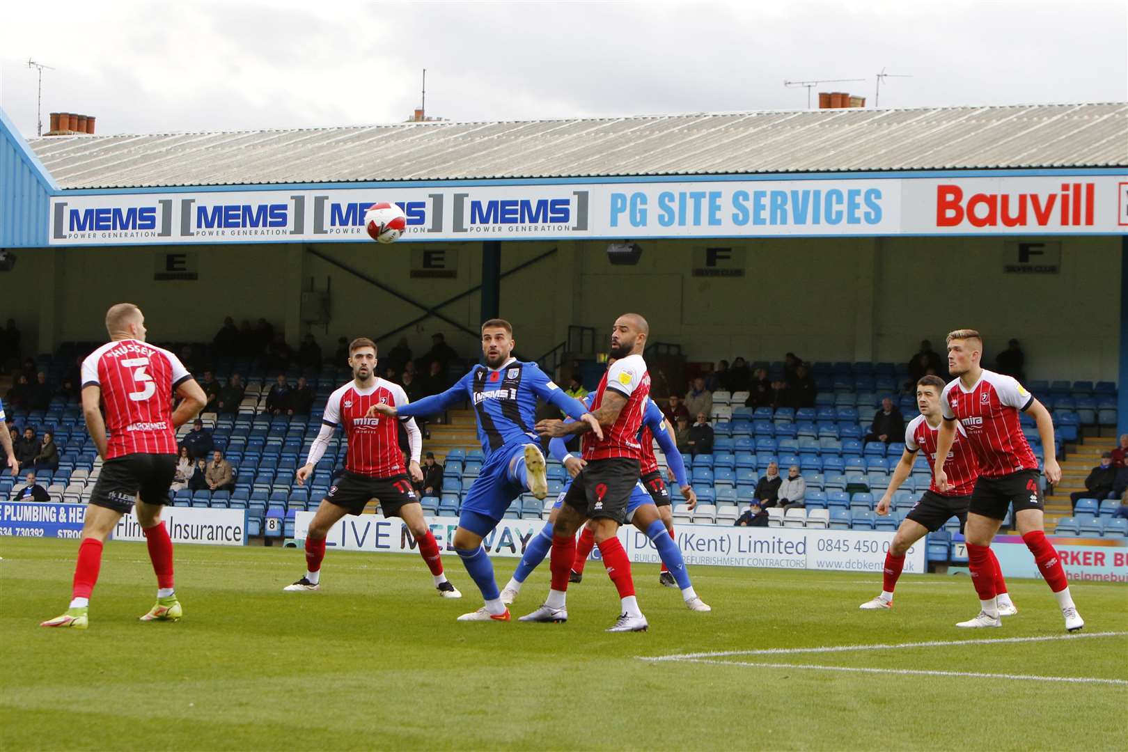 Gillingham welcome Cheltenham Town back to Priestfield tonight Picture: Andy Jones