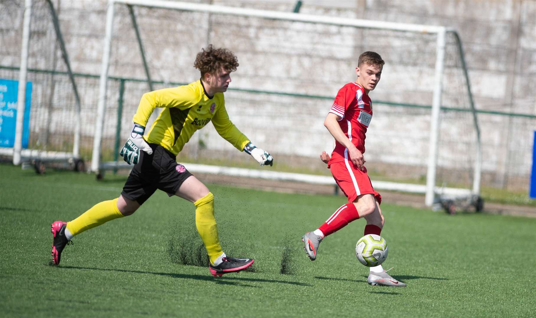 Dexter Lee puts Whitstable Town under-18s 2-0 ahead. Picture: PSP Images (56248512)