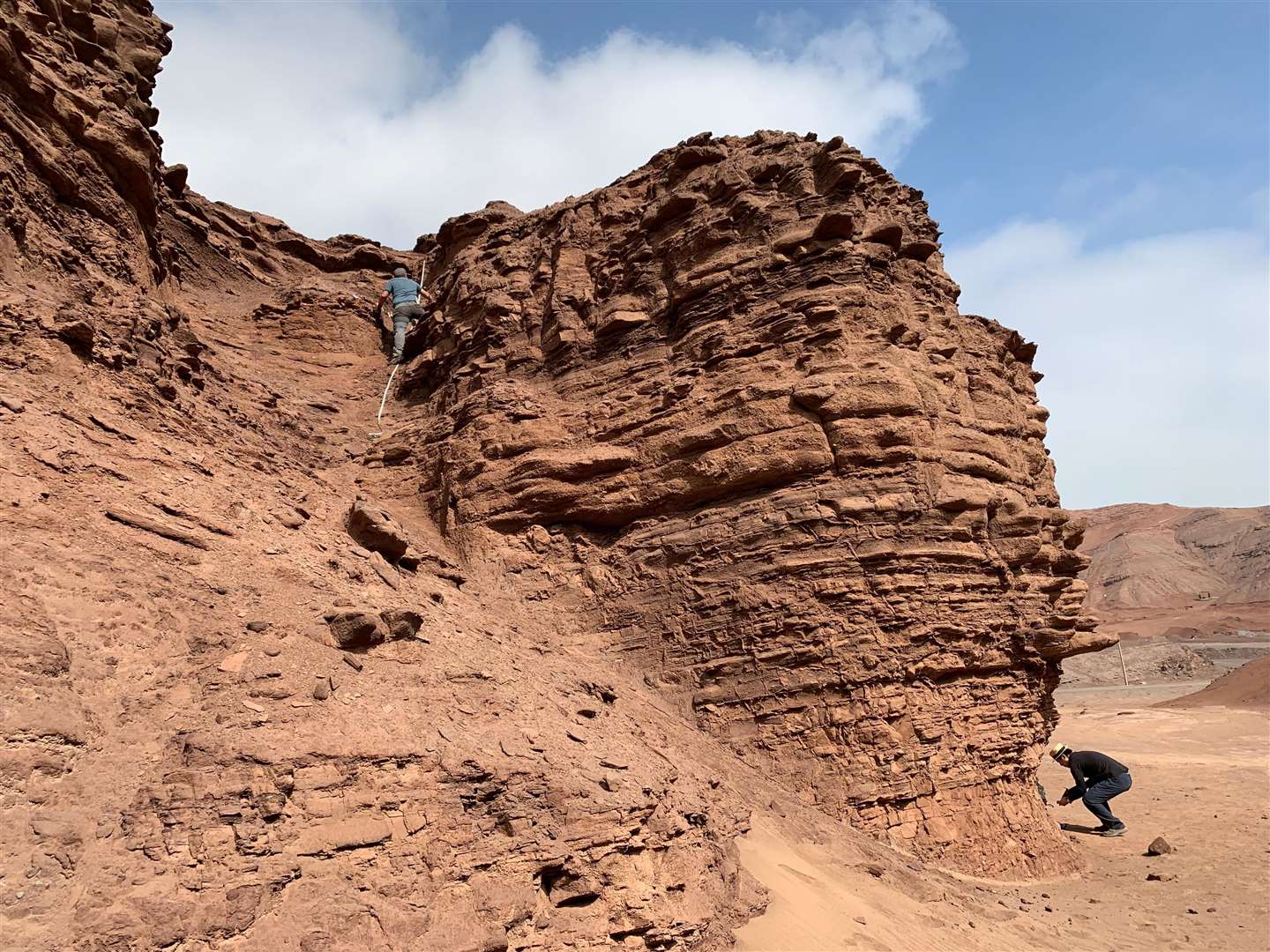 The Red Stone site in the Atacama Desert in Chile offers similar conditions to Mars (Armando Azua-Bustos/Astrobiology Centre)