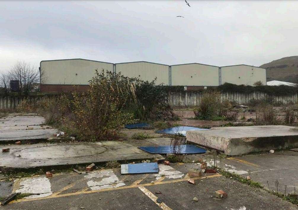 The former Silver Spring factory in Folkestone was knocked down in 2014. Picture: Corstorphine & Wright