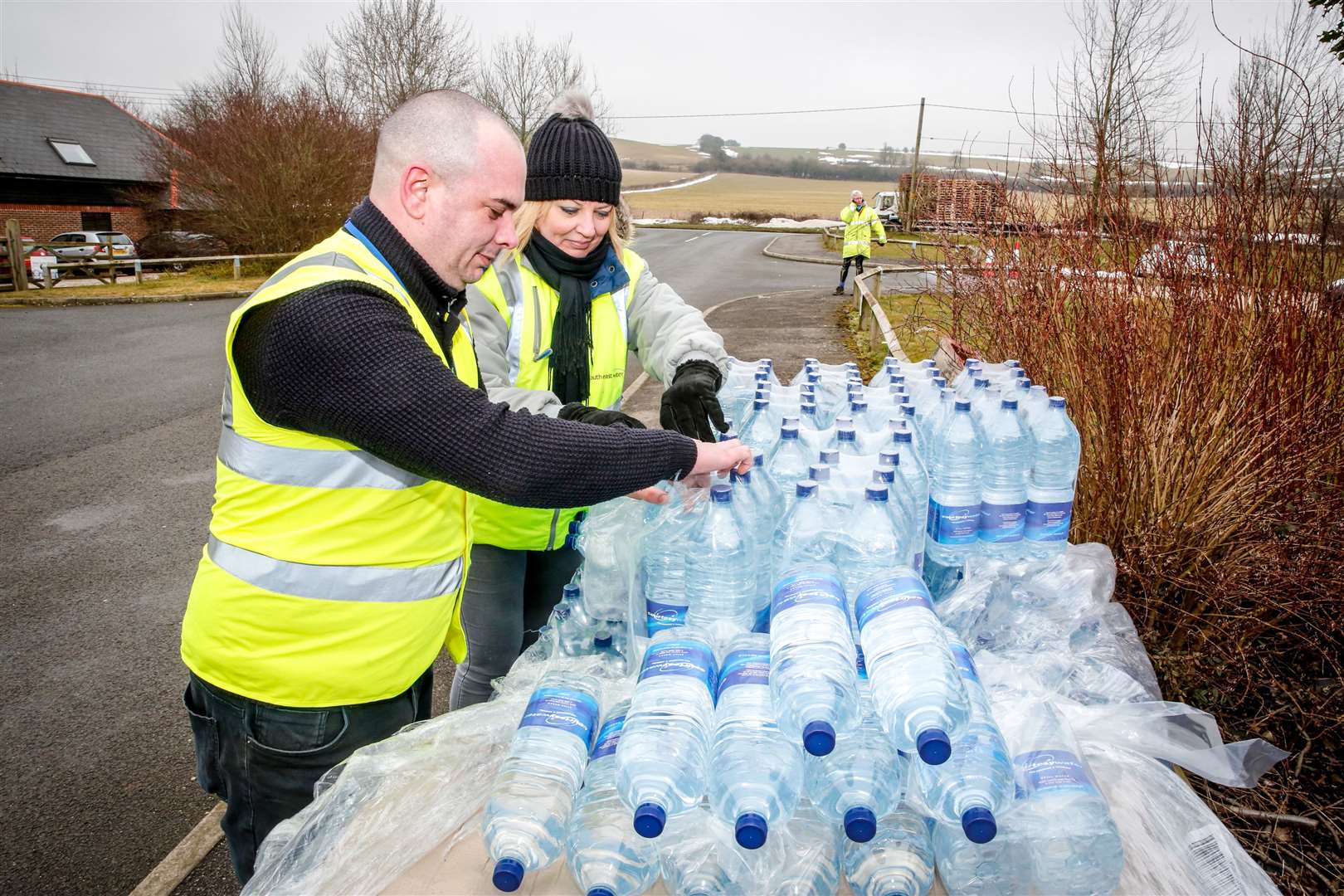 Southern Water said bottled water stations would be set up. Stock picture