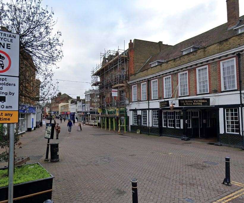 There will be increased police patrols in Dartford town centre this weekend. Photo: Google Images