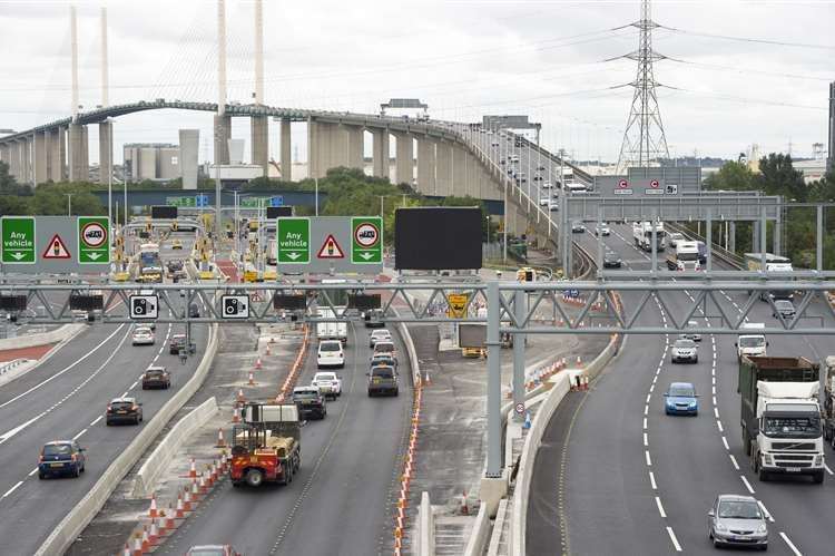 The Dartford Crossing will be closed overnight throughout June. Stock picture