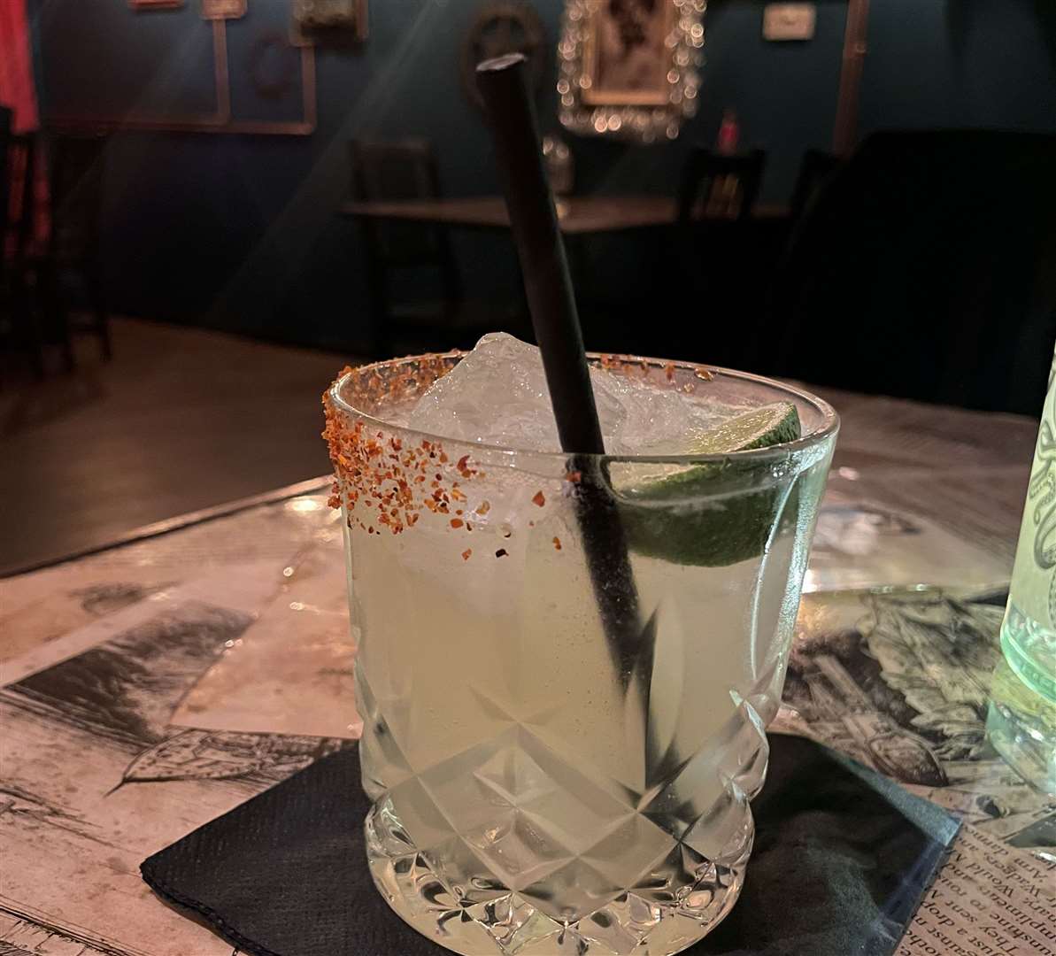 The spicy honey margarita