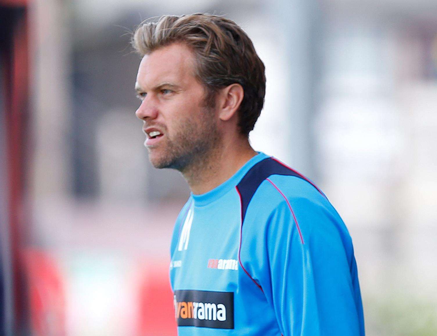 Ebbsfleet manager Daryl McMahon Picture: Andy Jones