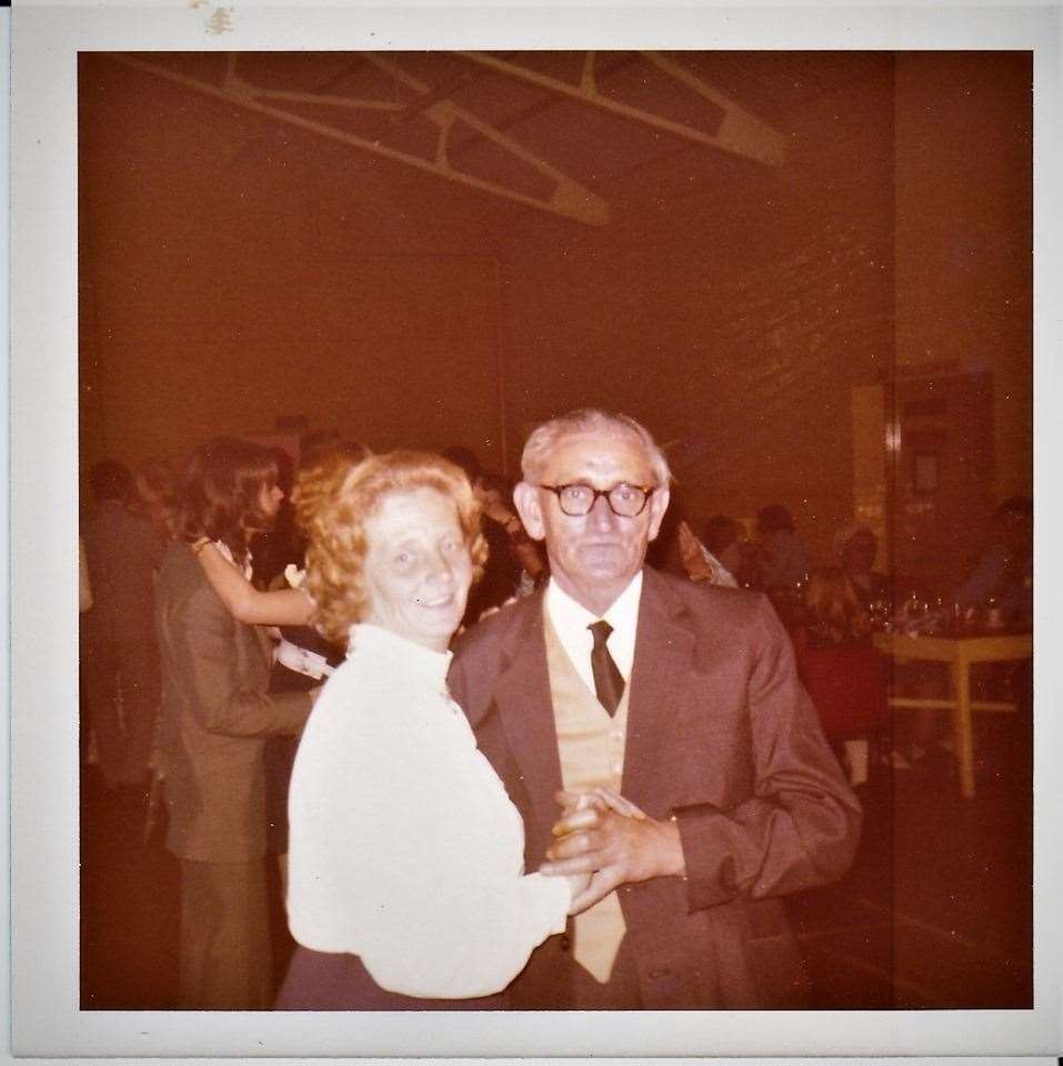 Corrinne's mum and dad, Dorothy and Harry Mills (Picture: Peter Mills)