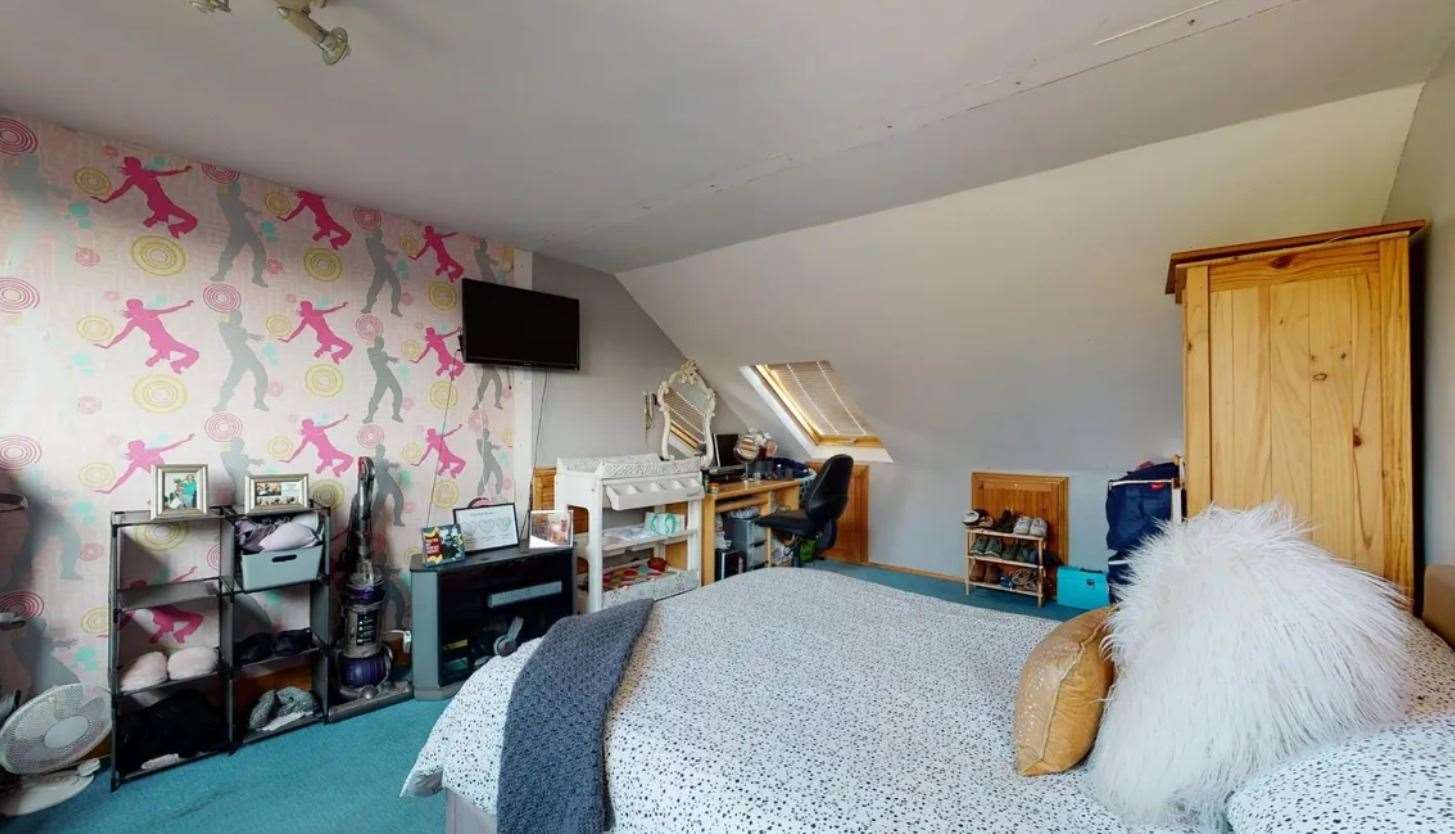 One of the spacious bedrooms. Picture: Zoopla / Miles & Bar