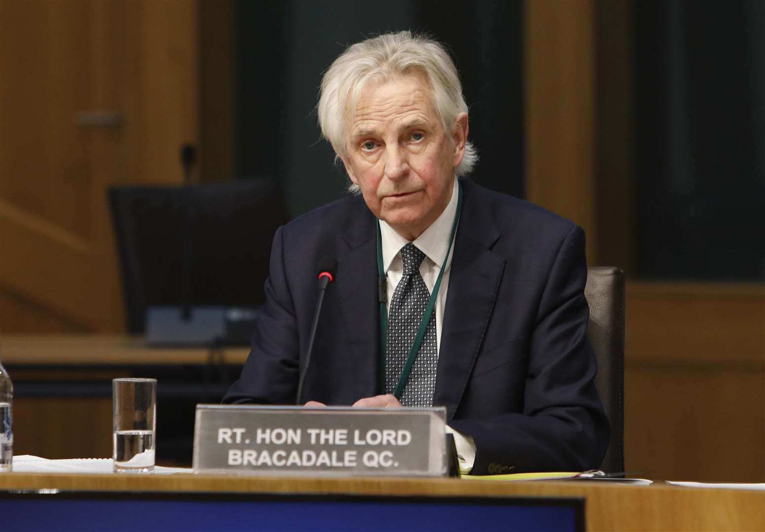 Lord Bracadale said he will ask the officers how much information they are willing to give without undertakings (Andrew Cowan/Scottish Parliament/PA)