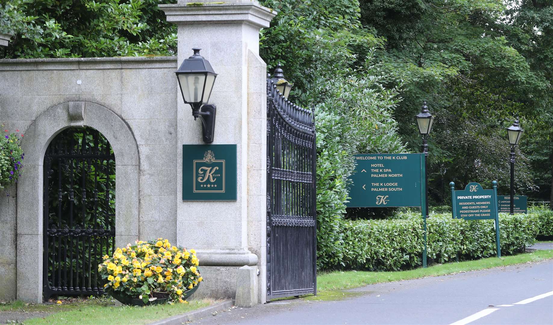 A general view of the gated community at the K Club golf course in Co Kildare where EU commissioner Phil Hogan has a home (Niall Carson/PA)