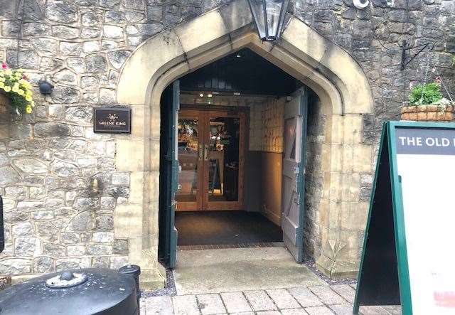 With two sets of double doors you could be misled into thinking the entrance hallway has looked like this for years, but it actually used to be part of the old stables for the original building