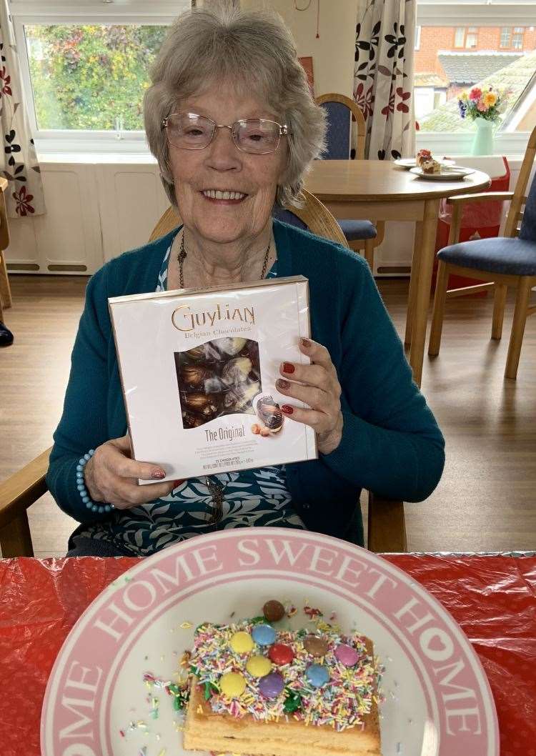 Kay, the winner of the Edward Moore House care home's Great British Bake Off Competition. (20144320)