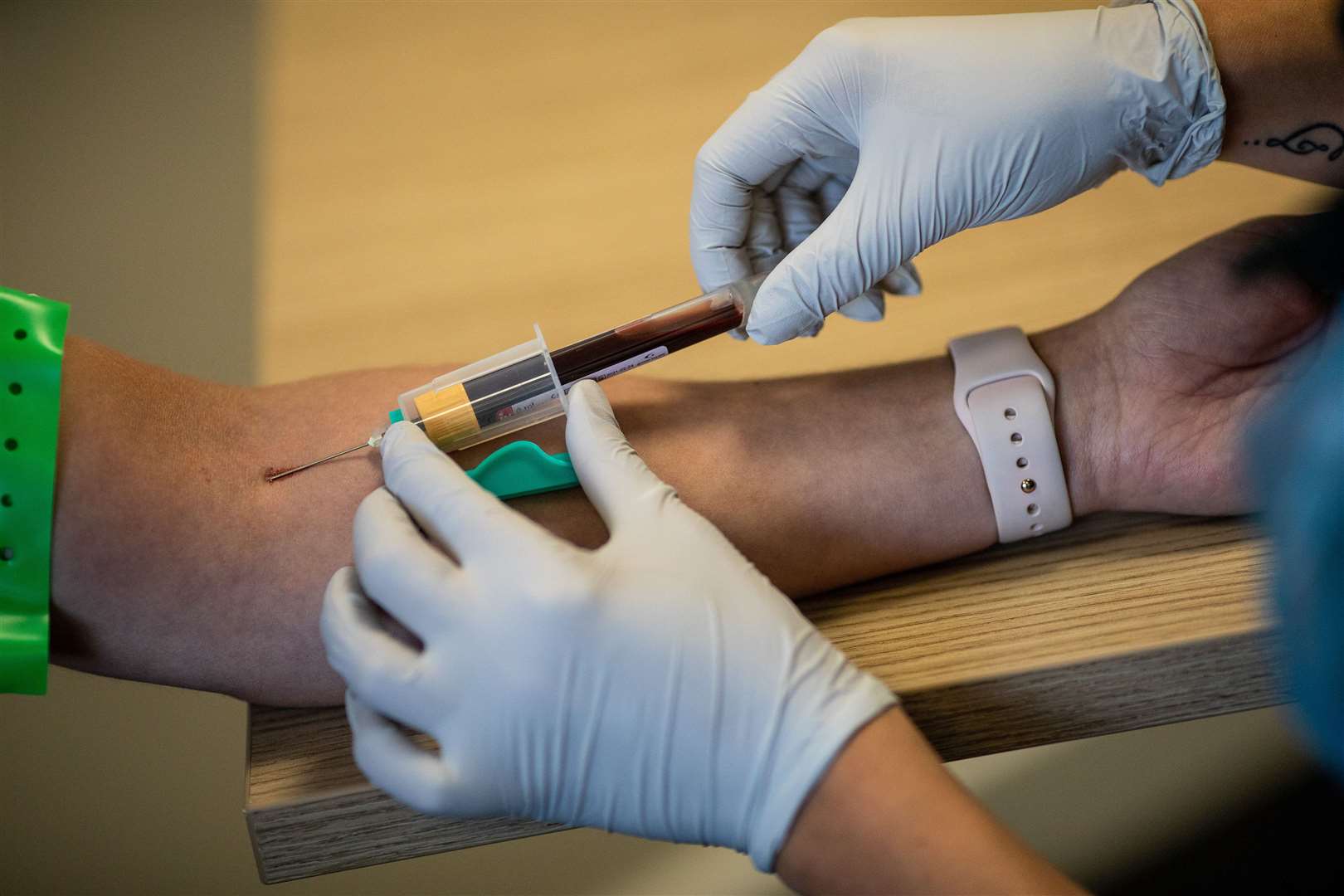 Blood donors were included in the study (Simon Dawson/PA)