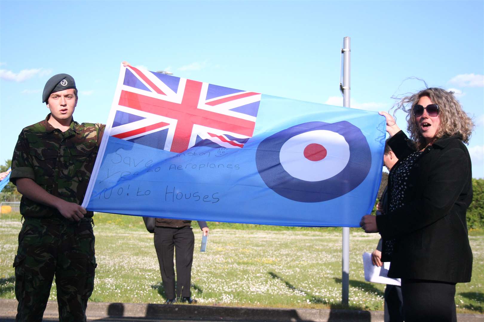 People of all ages and interests were united in an overwhelming show of support for Manston Airport.