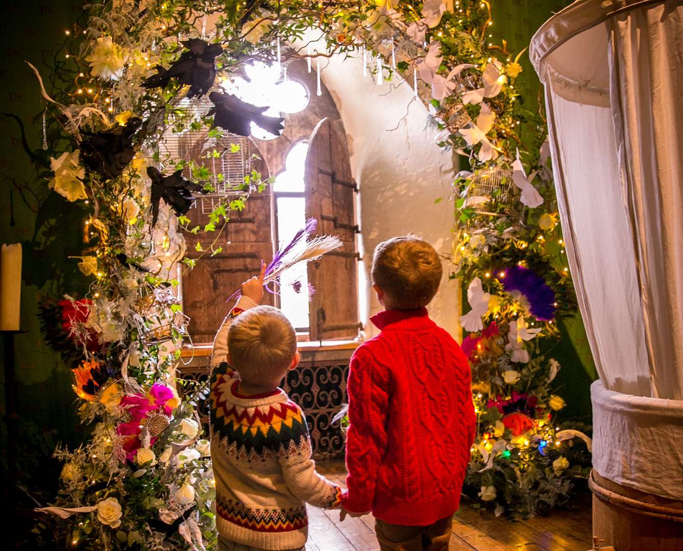 Write your Christmas dream on a feather in a room of winged wishes and experience shimmering duckling eggs ready to hatch under the tree. Picture: www.matthewwalkerphotography.com