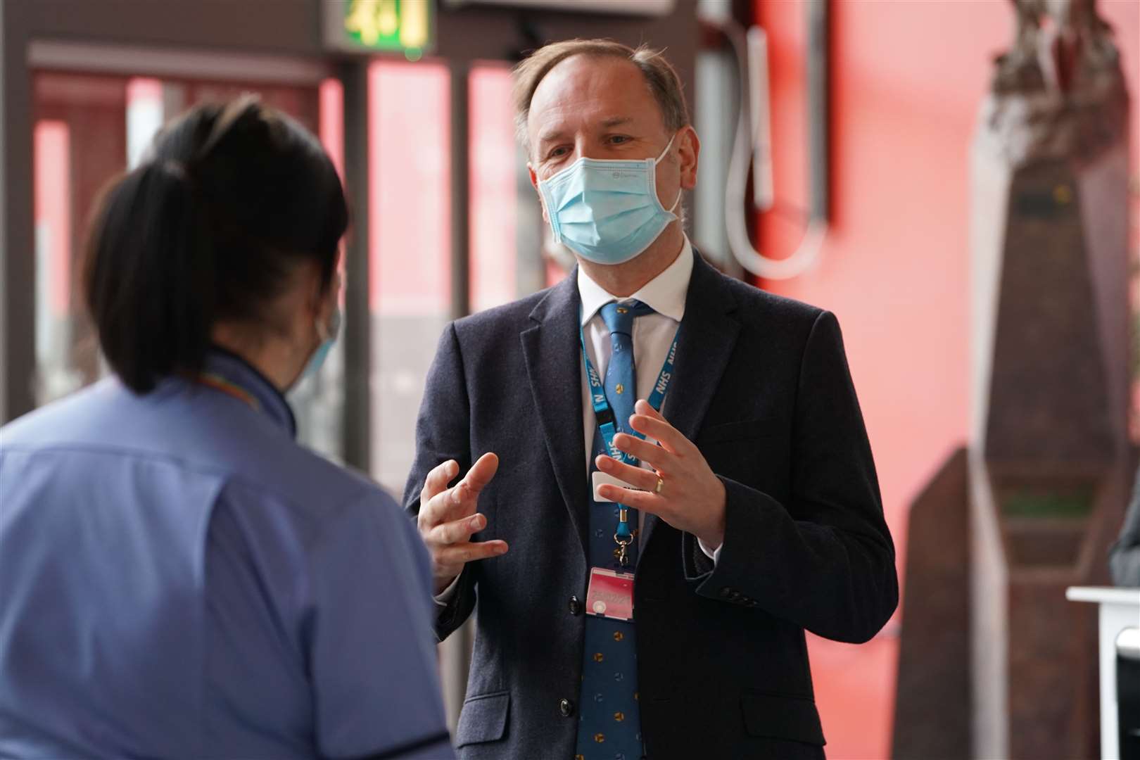 Sir Simon Stevens thanked members of staff across the NHS (Owen Humphreys/PA)