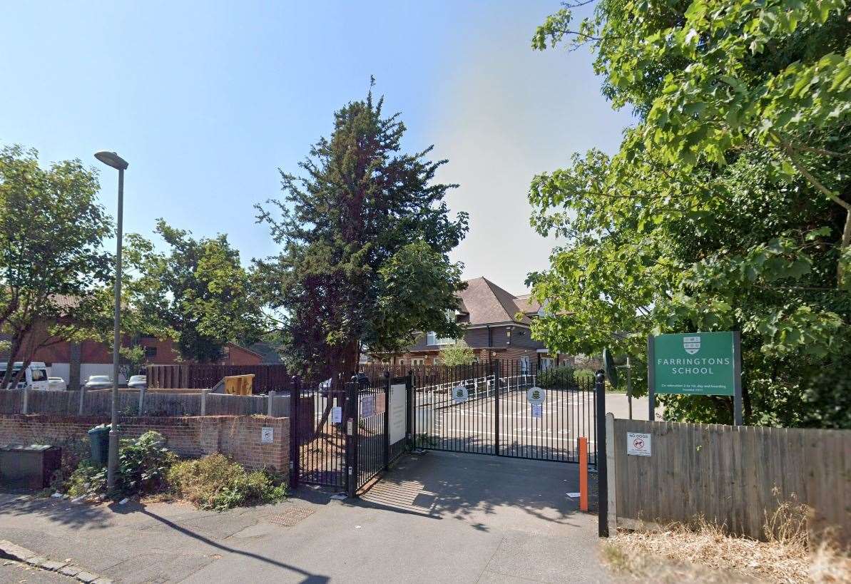 Farringtons School in Chistlehurst has come under fire over its policy. Photo: Google