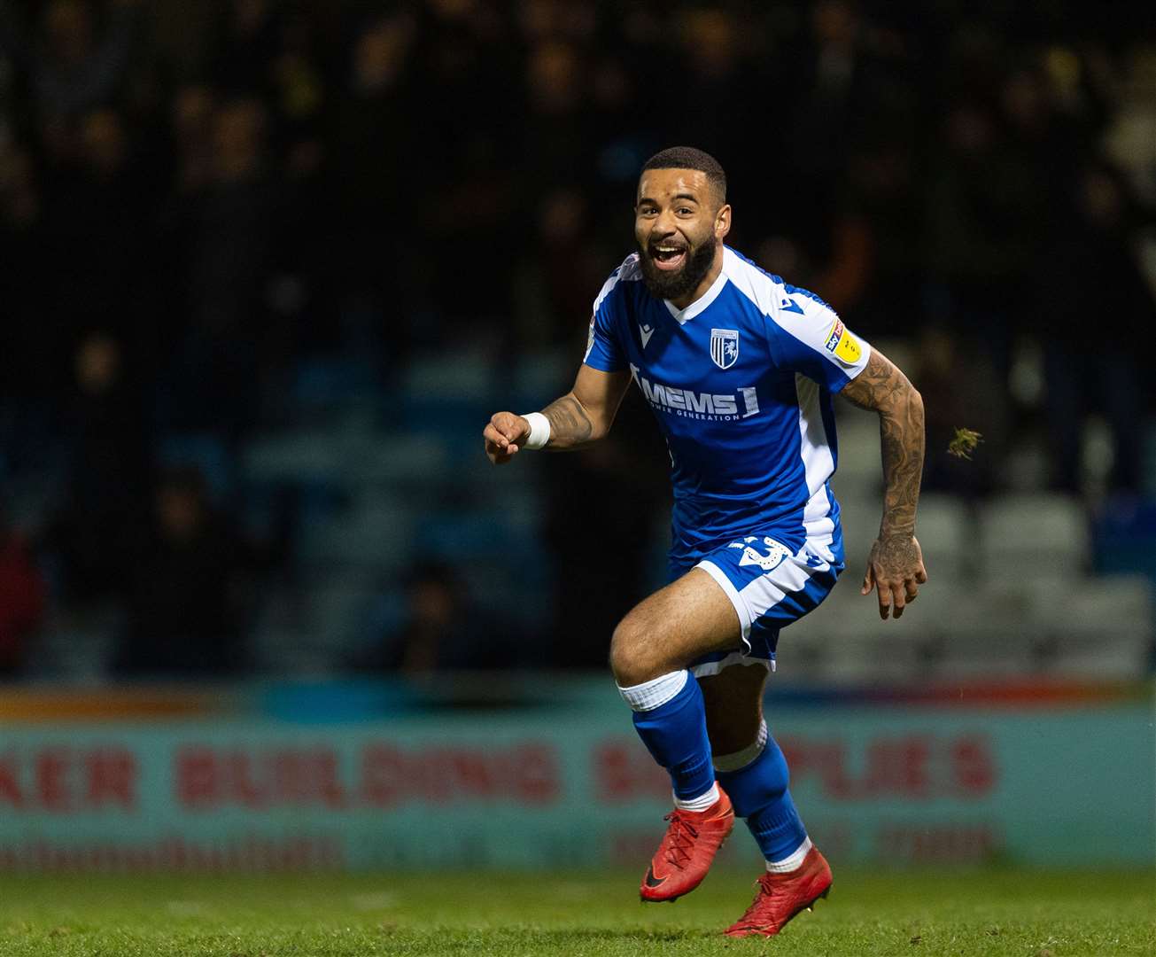 Alex Jakubiak celebrates scoring the equaliser against Portsmouth on New Year's Day Picture: Ady Kerry