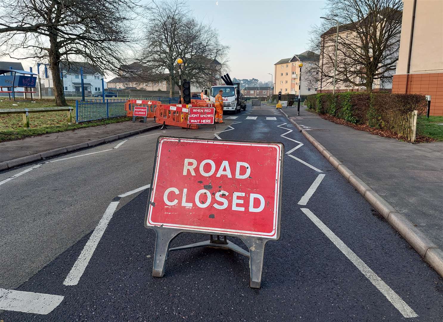 The zebra crossing in Bybrook Road will be raised as part of the works