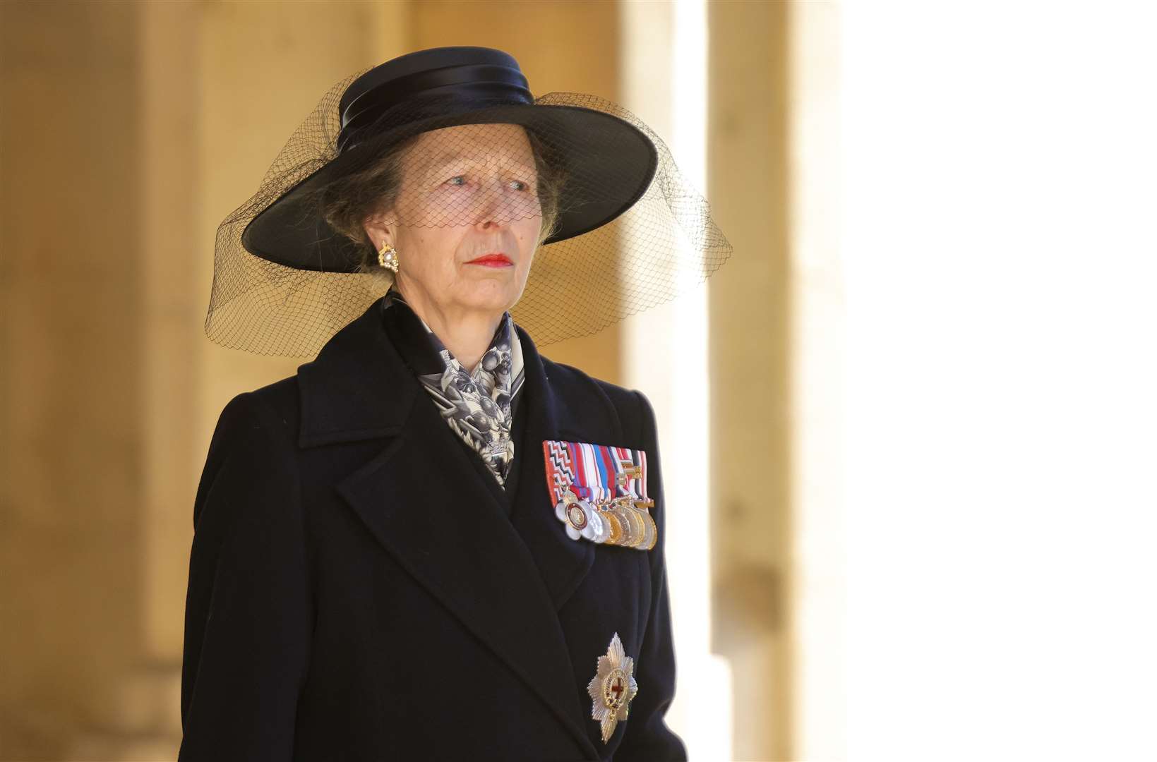 The Princess Royal ahead of the funeral (Chris Jackson/PA)