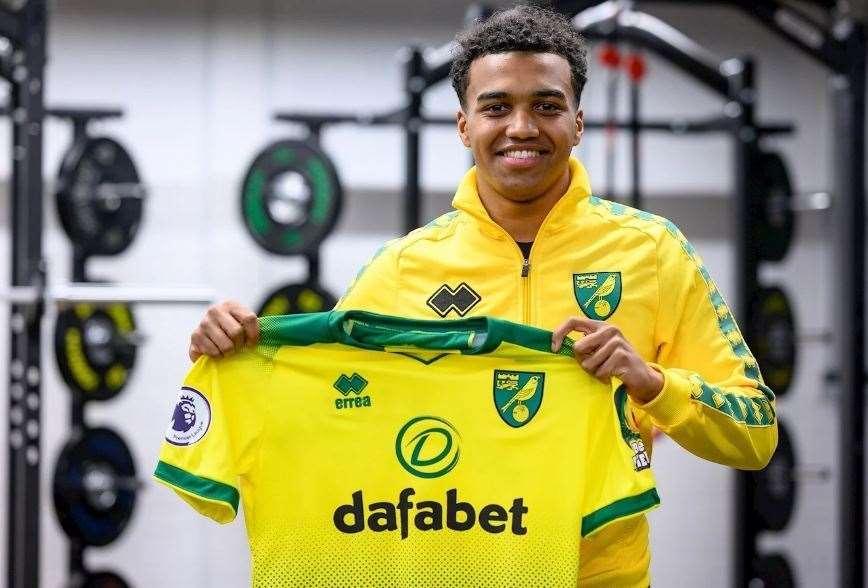 Sam McCallum has signed for Norwich FC. Picture: Norwich FC