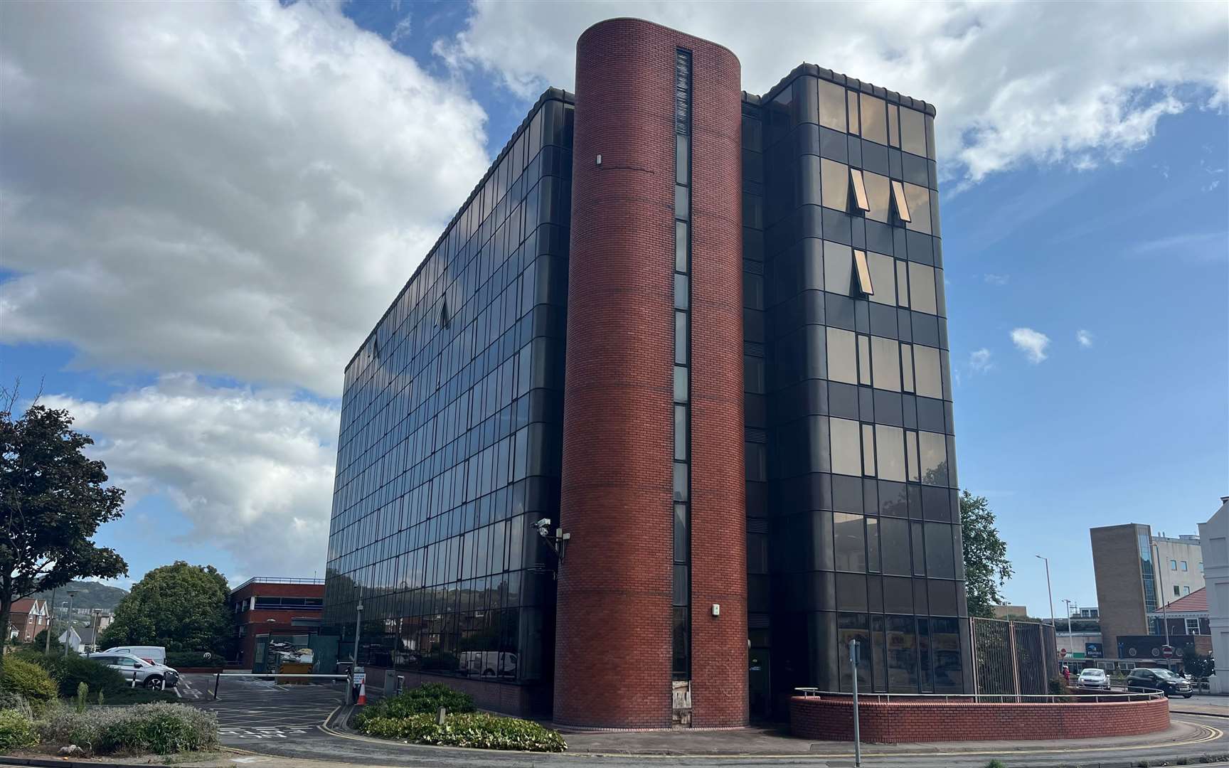 The former Saga office block in Middelburg Square, Folkestone