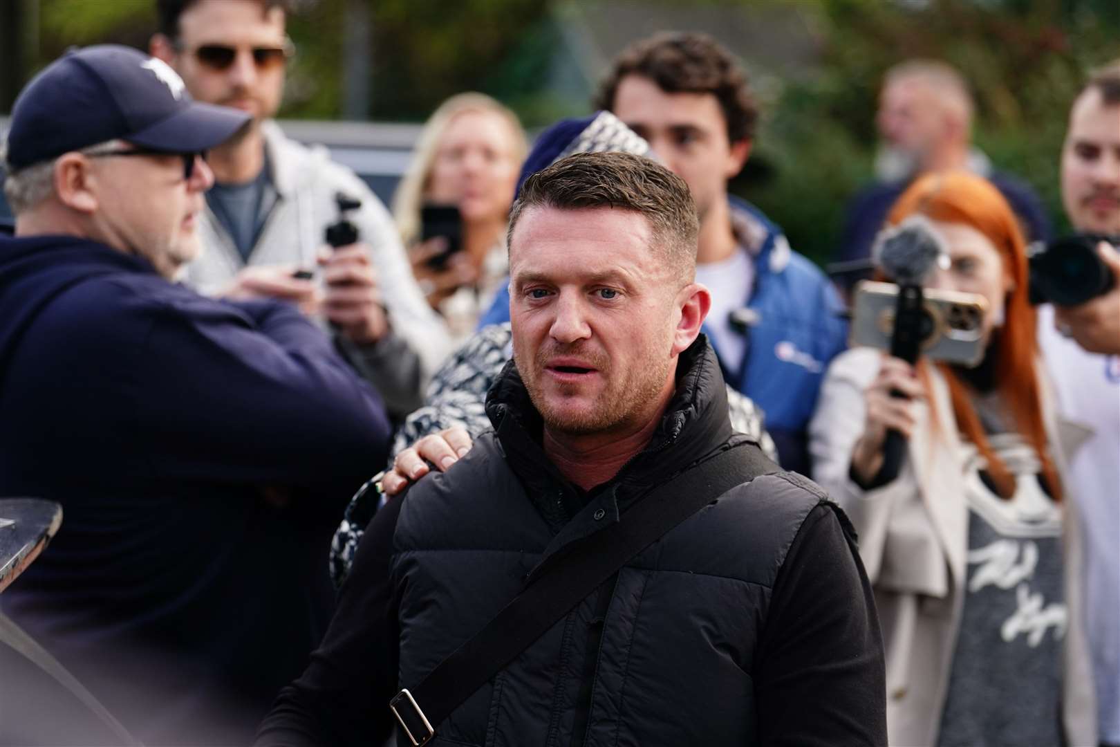 Tommy Robinson has been jailed (Jordan Pettitt/PA)