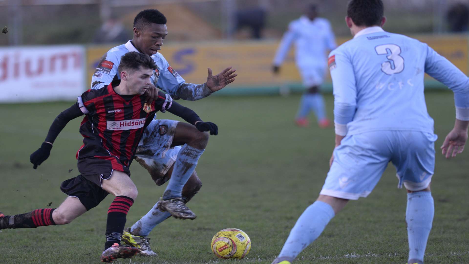 Sittingbourne take the game to Walton Casuals but ended up on the wrong end of a 4-3 scoreline on Saturday Picture: Ruth Cuerden