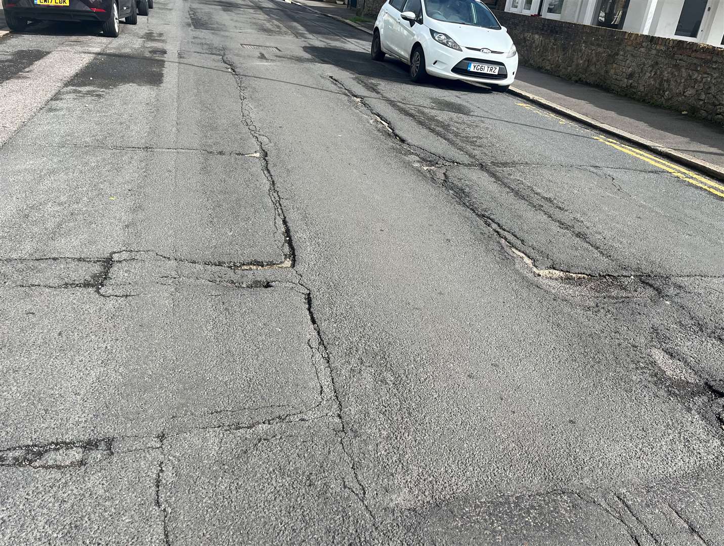 St Leonards Road was already in need of repair before the wastewater tankers began using the Range Road pumping station