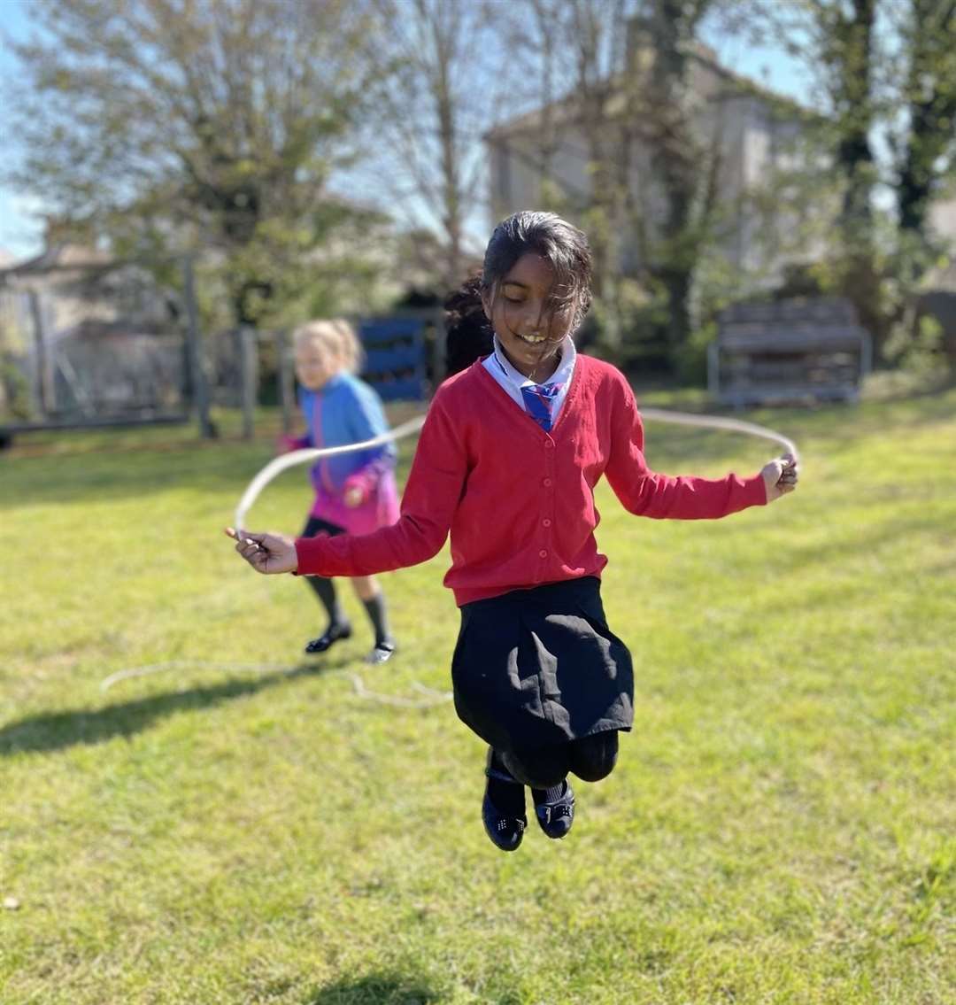 Pupils at Chantry Community Academy in Gravesend took part in the National Skipping Day initiative