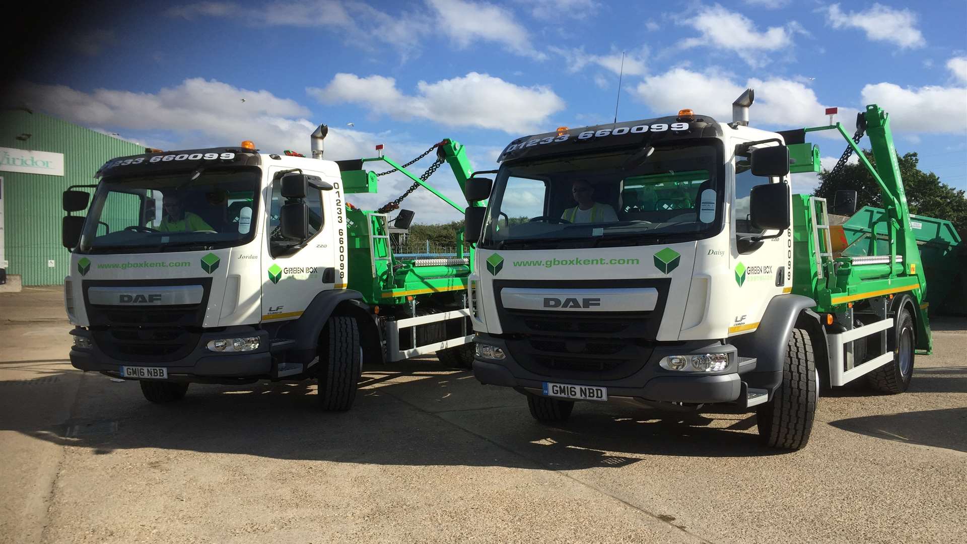 Greenbox Recycling lorries