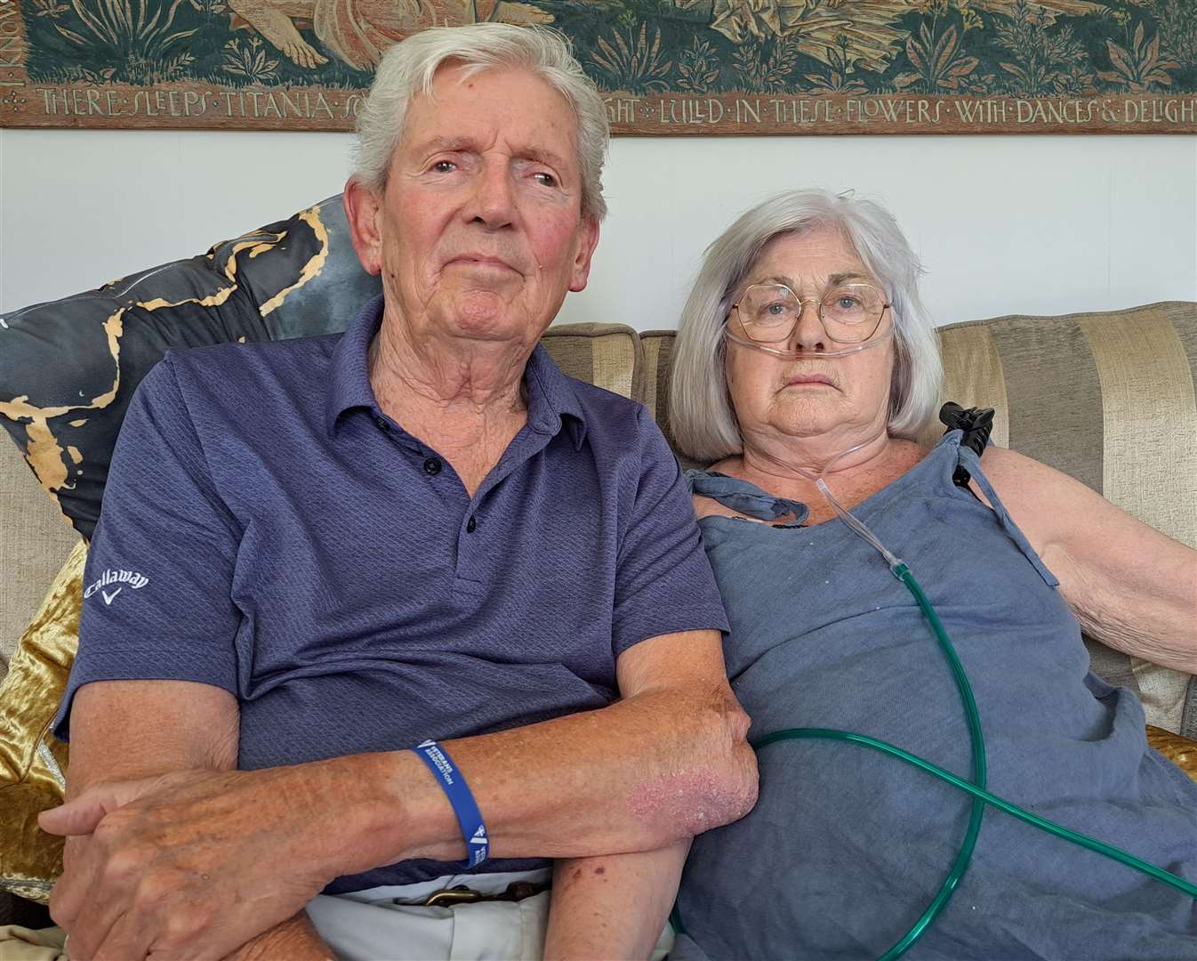 Bob and Jean Kelly made an official complaint to East Kent Hospitals