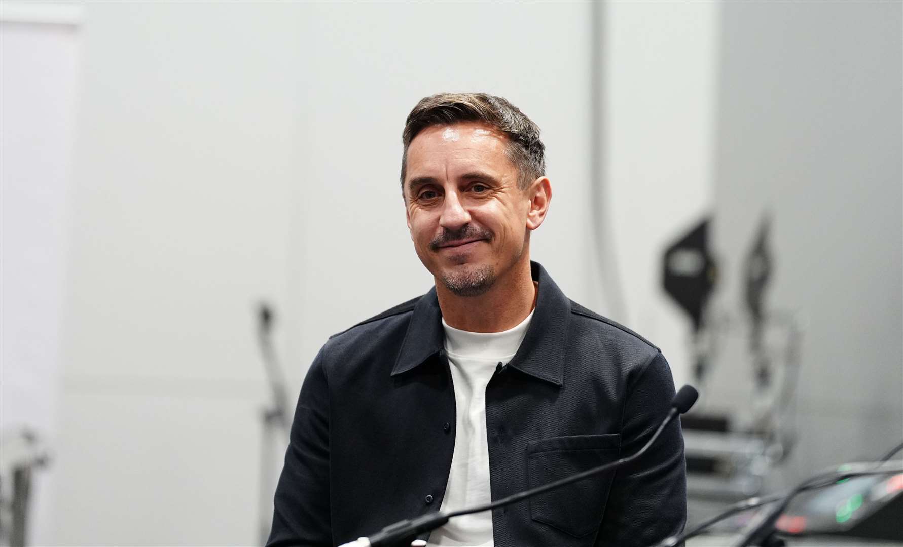 Gary Neville was attending the Labour Party conference in Liverpool (Peter Byrne/PA)