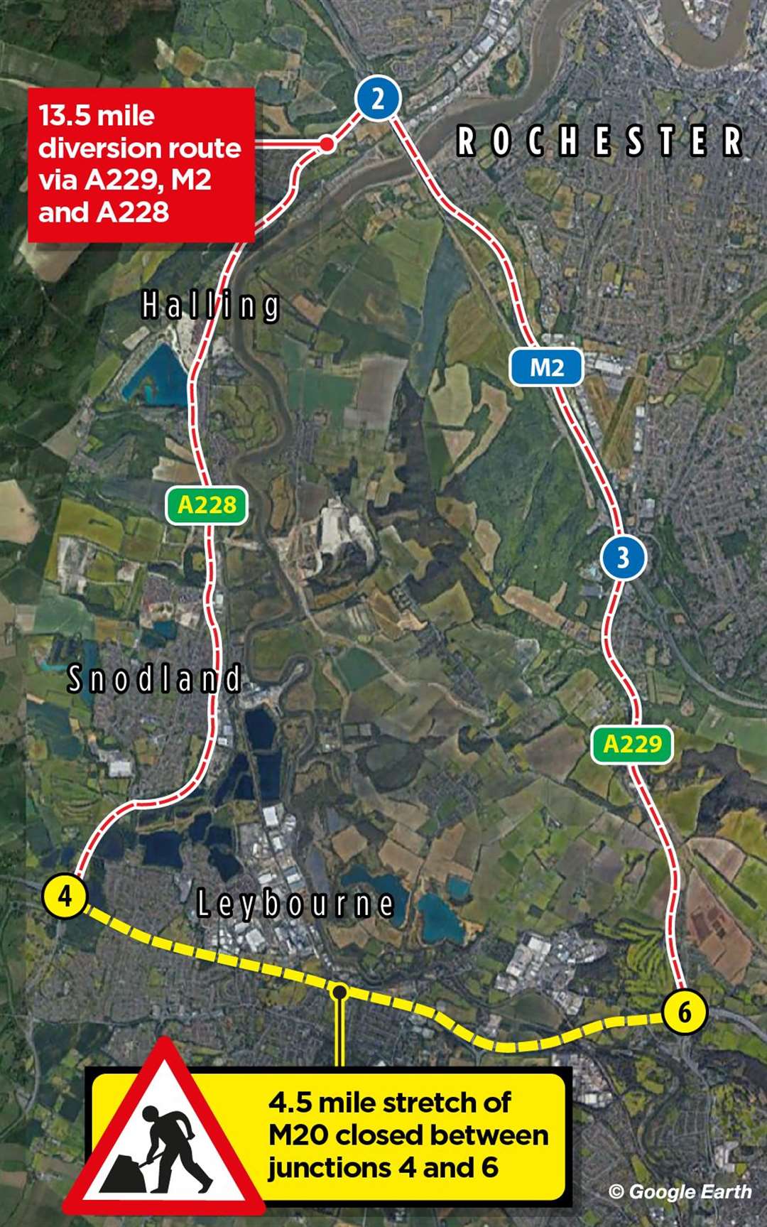 More Closures On The M20 Motorway As Highways England Plans Further   2IPWGOPTVP8P5FWZ97EG 