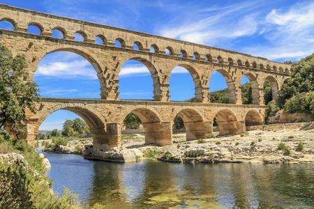 Nimes, a popular tourist destination in southern France