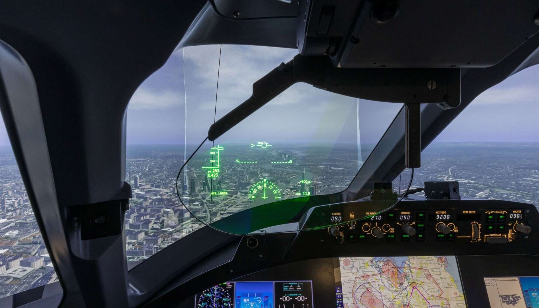 The Litewave ® Head-Up Display (HUD), developed at BAE Systems in Rochester. Using the company’s patented optical waveguide technology, the HUD comprises of a high-resolution, fully digital display that can be integrated into cockpits with limited space.