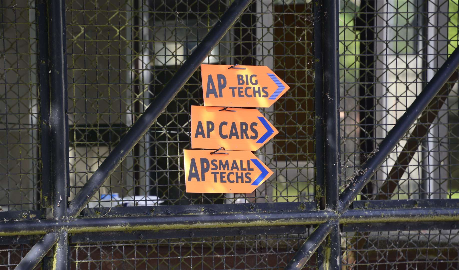 Signs on the set of the blockbuster at Dover Castle. Picture: Paul Amos