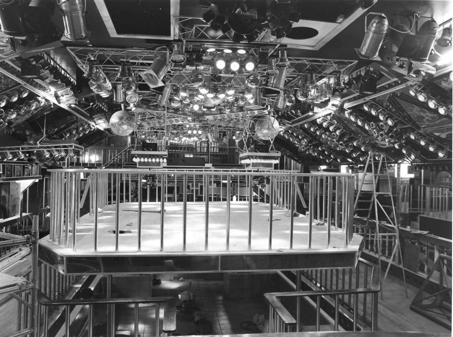 The dance floor at Excalibur nightclub in Gillingham in August, 1989