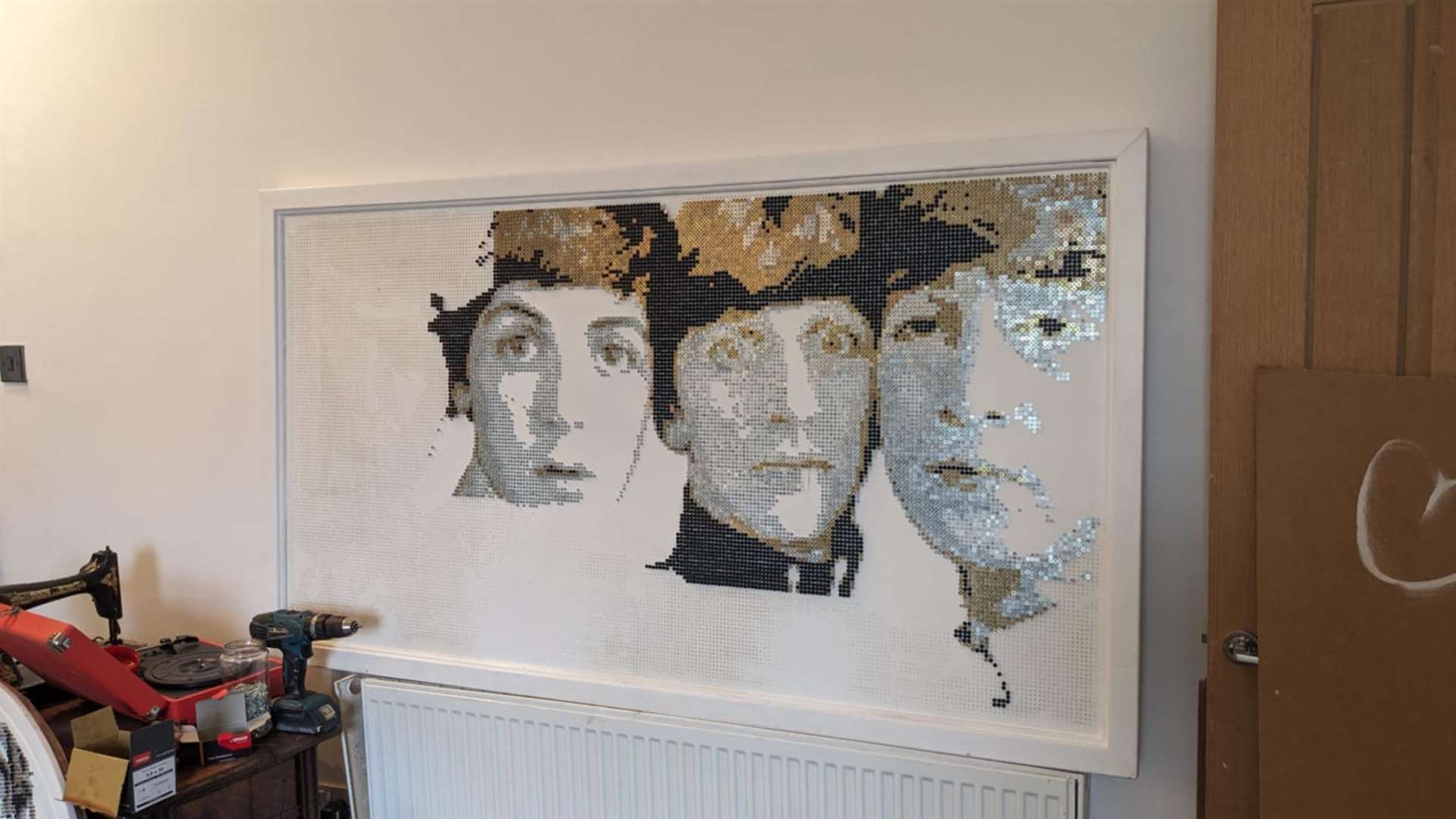 The Beatles recreation has taken Mr Timby roughly 120 hours to complete (Darren Timby/PA)