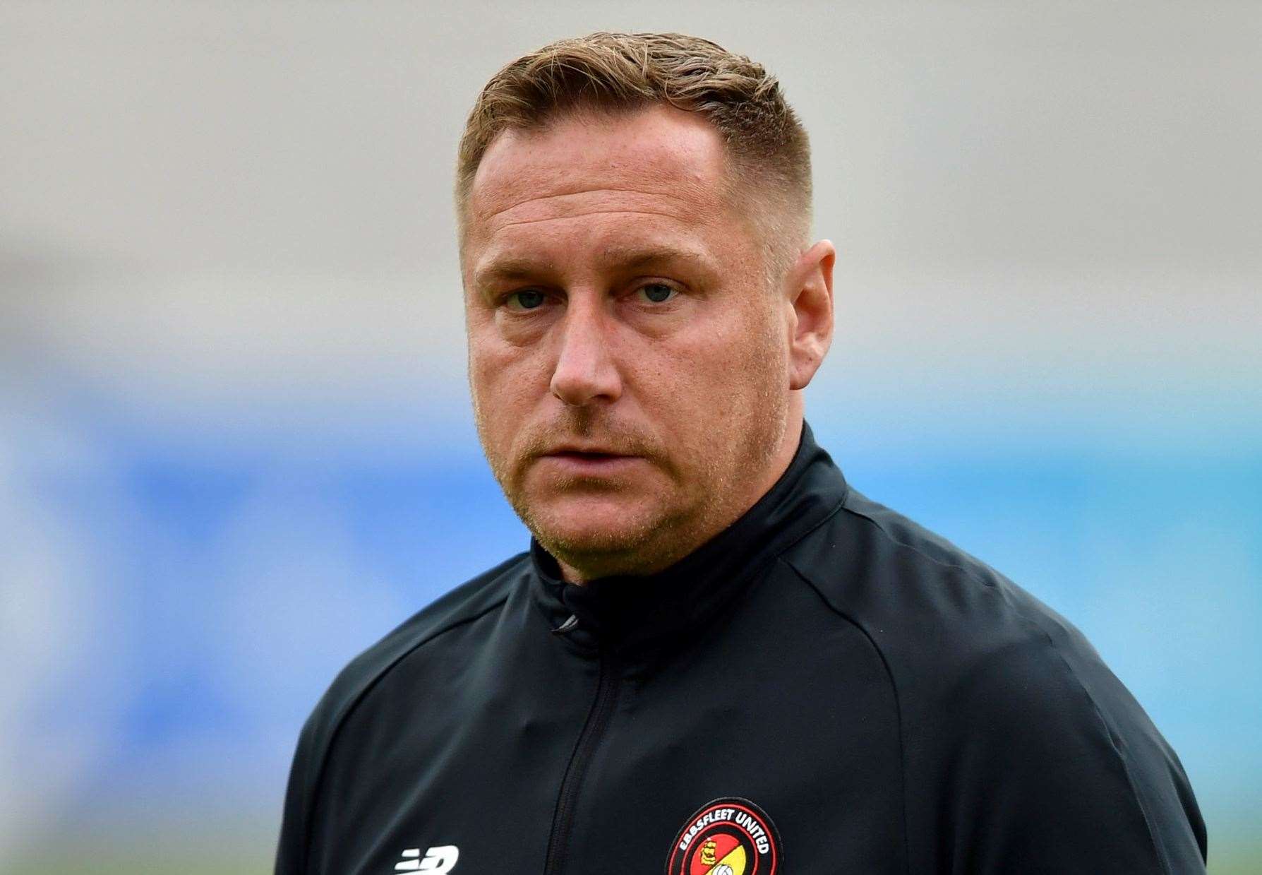 Dennis Kutrieb. Ebbsfleet v Dulwich Hamlet Vanarama National League South, Kuflink Stadium, 10 October 2020.