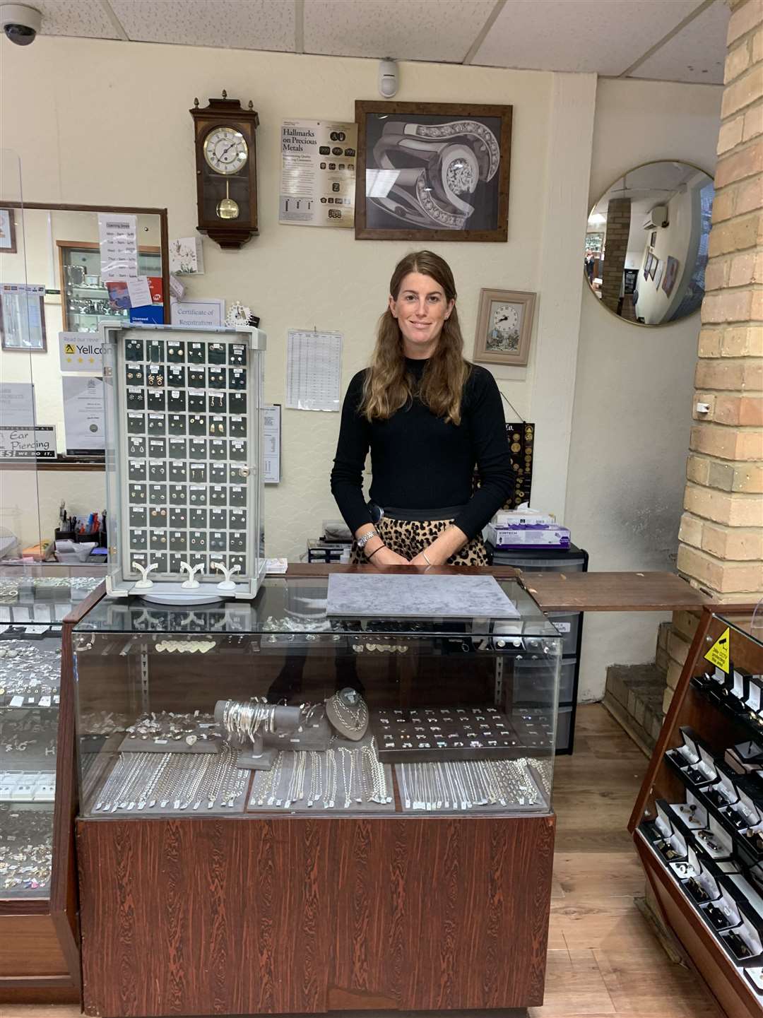 Emma Forster, assistant manager of Sittingbourne jewellers Battrum and Son