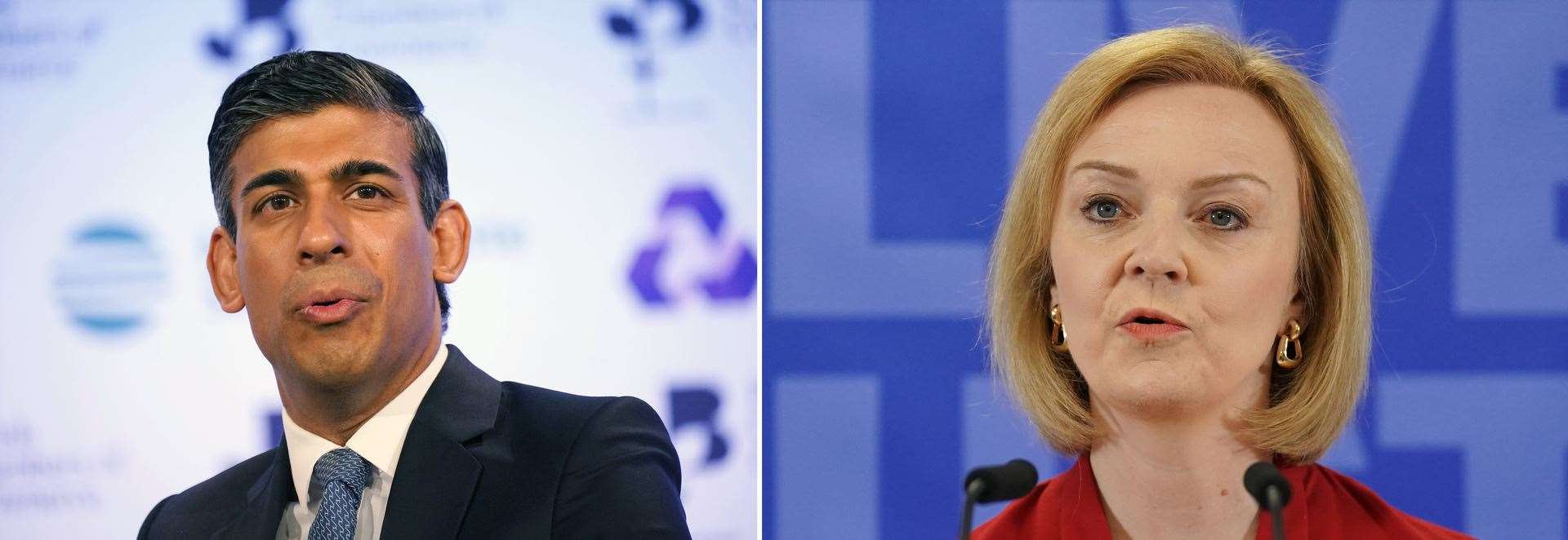 Rishi Sunak and Liz Truss (PA)