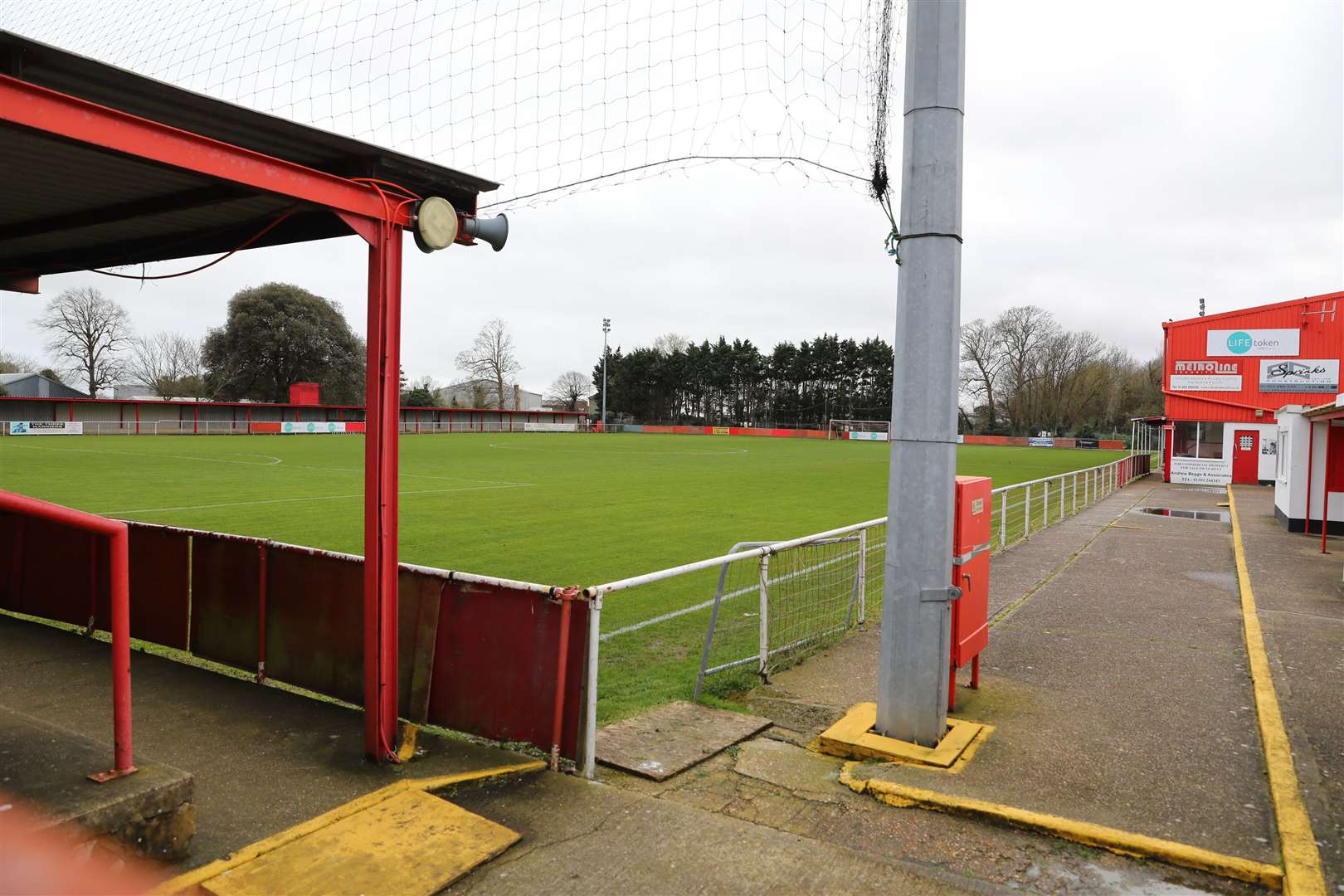 Hythe Town's Reachfields ground Picture: Andy Jones