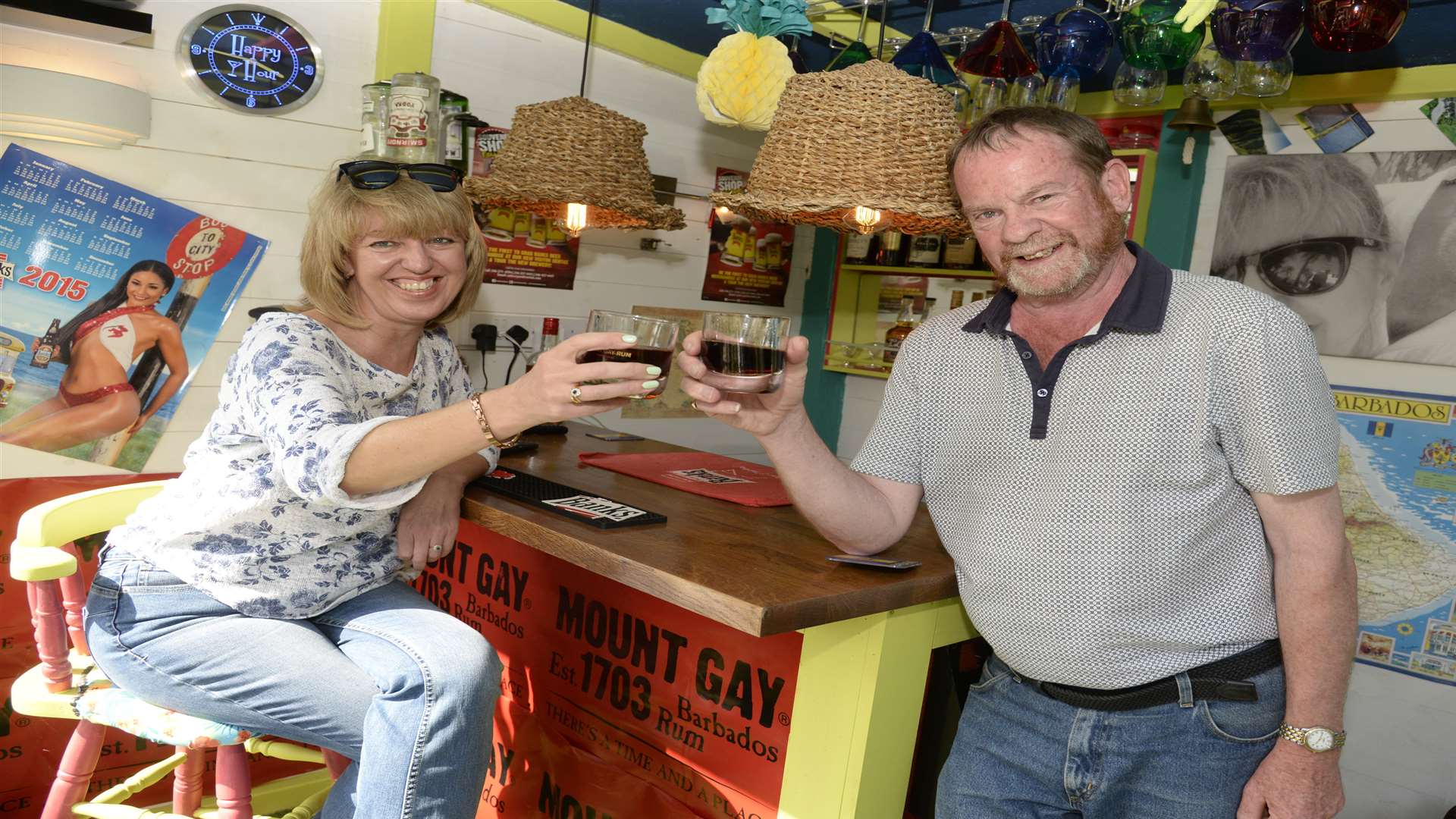 Inside the bar. Picture: Chris Davey